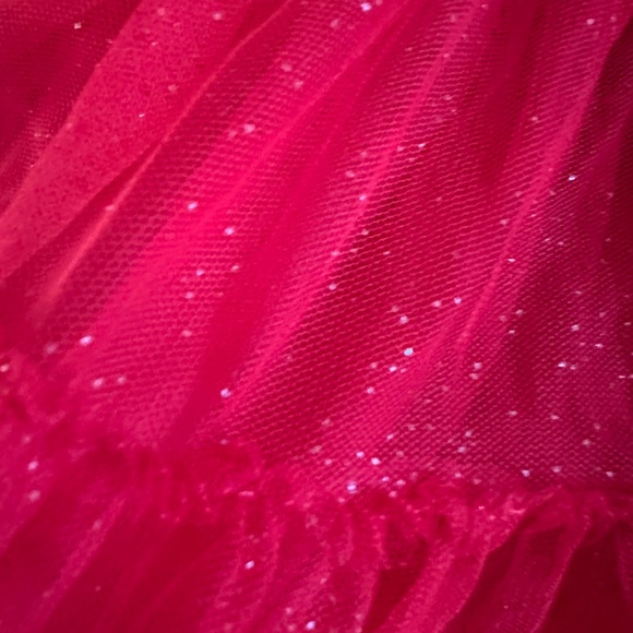 Counting Daisies Girls Size 6 Red Christmas Dress Reindeer - Picture 9 of 11